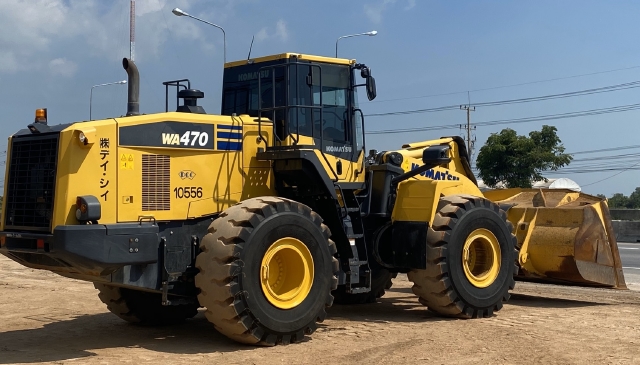 ขายรถตักล้อยาง KOMATSU WA470-7 ปี 2016 นำเข้าจากญี่ปุ่น สภาพสวยพร้อมใช้ มีVDOการทำงานครับ