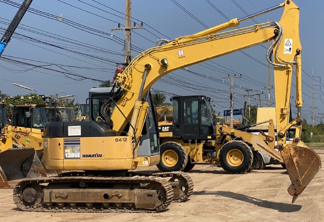 ขายรถขุด KOMATSU PC128US-2E1 (เทียบเท่า PC120-7) ปี 2008 นำเข้าจากญี่ปุ่น สภาพพร้อมใช้ มีVDOการทำงานครับ