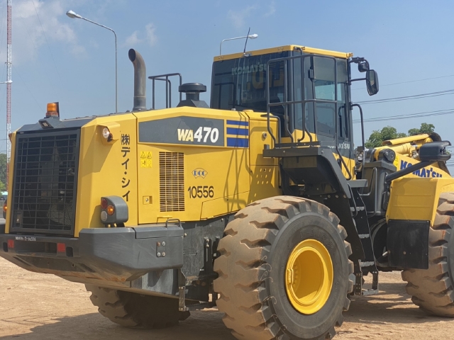 ขายรถตักล้อยาง KOMATSU WA470-7 ปี 2016 นำเข้าจากญี่ปุ่น สภาพสวยพร้อมใช้ มีVDOการทำงานครับ