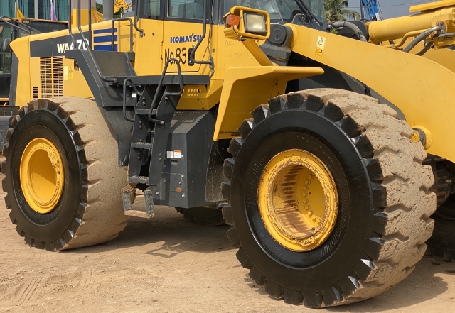 ขายรถตักล้อยาง KOMATSU WA470-6 นำเข้าจากญี่ปุ่น สภาพสวยพร้อมใช้ มีVDOการทำงานครับ
