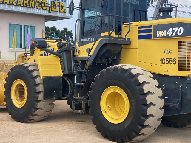 ขายรถตักล้อยาง KOMATSU WA470-7 ปี 2016 นำเข้าจากญี่ปุ่น สภาพสวยพร้อมใช้ มีVDOการทำงานครับ