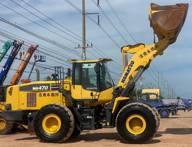 ขายรถตักล้อยาง KOMATSU WA470-7 ปี 2015 นำเข้าจากญี่ปุ่น สภาพสวยพร้อมใช้ มีVDOการทำงานครับ ขายรถตักล้อยาง KOMATSU WA470-7 ปี 2015 นำเข้าจากญี่ปุ่น สภาพสวยพร้อมใช้ มีVDOการทำงานครับ