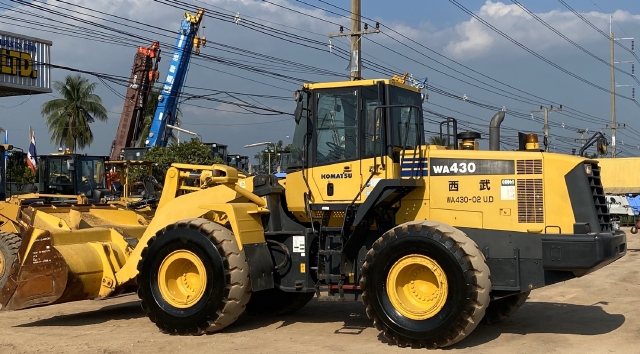ขายรถตักล้อยาง KOMATSU WA430-6 นำเข้าจากญี่ปุ่น สภาพสวยพร้อมใช้ มีVDOการทำงานครับ ขายรถตักล้อยาง KOMATSU WA430-6 นำเข้าจากญี่ปุ่น สภาพสวยพร้อมใช้ มีVDOการทำงานครับ