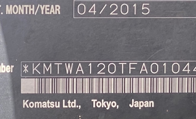 ขายรถตักล้อยาง KOMATSU WA470-7 ปี 2015 นำเข้าจากญี่ปุ่น สภาพสวยพร้อมใช้ มีVDOการทำงานครับ