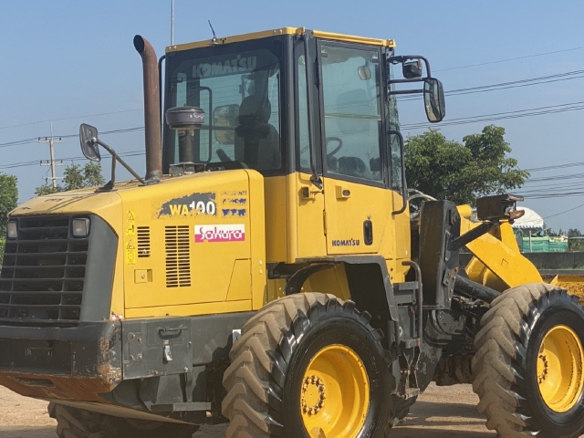 ขายรถตักล้อยาง KOMATSU WA100-6 นำเข้าจากญี่ปุ่น สภาพสวยพร้อมใช้