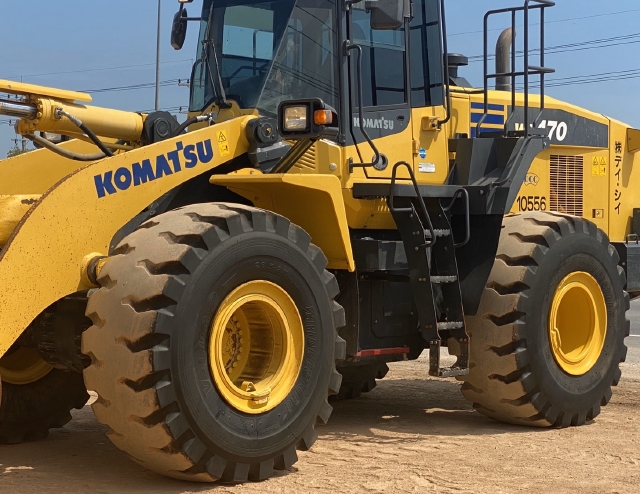 ขายรถตักล้อยาง KOMATSU WA470-7 ปี 2016 นำเข้าจากญี่ปุ่น สภาพสวยพร้อมใช้ มีVDOการทำงานครับ