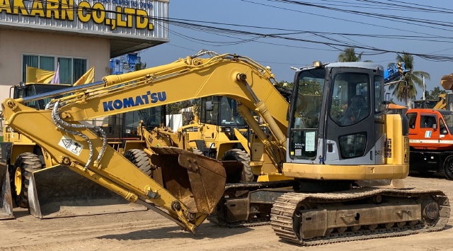ขายรถขุด KOMATSU PC128US-2E1 (เทียบเท่า PC120-7) ปี 2008 นำเข้าจากญี่ปุ่น สภาพพร้อมใช้ มีVDOการทำงานครับ
