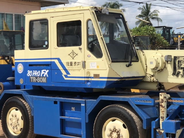 ขายรถเครน TADANO TR80M-1 (ขนาด 8 ตัน) ปี 1994 นำเข้าจากญี่ปุ่น สภาพสวยพร้อมใช้ มีVDOการทำงานครับ