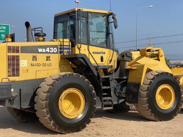 ขายรถตักล้อยาง KOMATSU WA430-6 นำเข้าจากญี่ปุ่น สภาพสวยพร้อมใช้ มีVDOการทำงานครับ