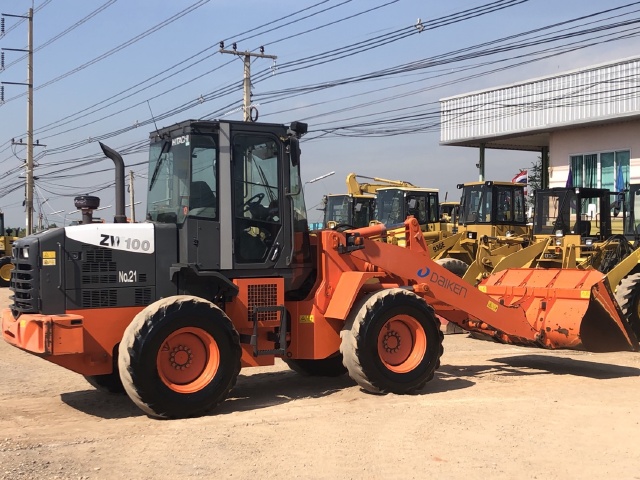 ขายรถตักล้อยาง HITACHI ZW100 (เท่าเทียบ WA100-6) ปี 2012 แขนยาวพิเศษ นำเข้าจากญี่ปุ่น สภาพสวยพร้อมใช
