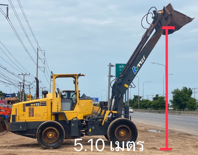 ขายรถตักล้อยาง KOMATSU WR12-6 (เทียบเท่า WA100-6) ปี 2014 นำเข้าจากญี่ปุ่น สภาพสวยพร้อมใช้ มีVDOการท
