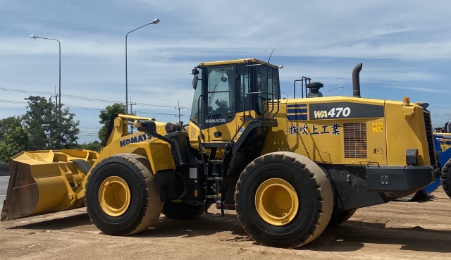 ขายรถตักล้อยาง KOMATSU WA470-7 ปี 2014 นำเข้าจากญี่ปุ่น สภาพสวยพร้อมใช้ มีVDOการทำงานครับ ขายรถตักล้อยาง KOMATSU WA470-7 ปี 2014 นำเข้าจากญี่ปุ่น สภาพสวยพร้อมใช้ มีVDOการทำงานครับ