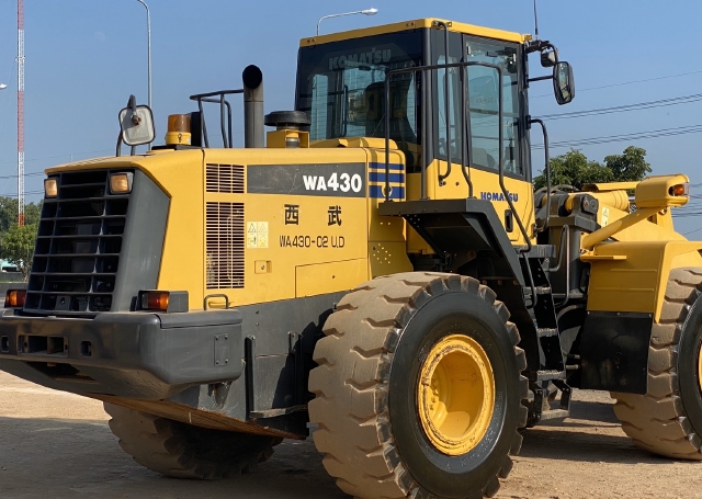 ขายรถตักล้อยาง KOMATSU WA430-6 นำเข้าจากญี่ปุ่น สภาพสวยพร้อมใช้ มีVDOการทำงานครับ