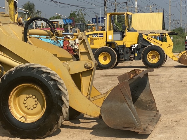 ขายรถตักล้อยาง KOMATSU 510 กรองเดี่ยว นำเข้าจากญี่ปุ่น สภาพพร้อมใช้ มีVDOการทำงานครับ