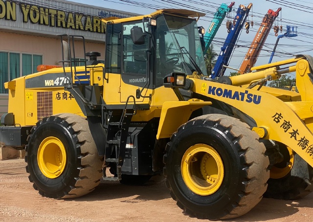 ขายรถตักล้อยาง KOMATSU WA470-7 ปี 2015 นำเข้าจากญี่ปุ่น สภาพสวยพร้อมใช้ มีVDOการทำงานครับ