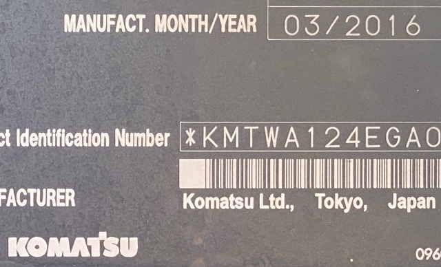 ขายรถตักล้อยาง KOMATSU WA100-7 ปี 2016 นำเข้าเองจากญี่ปุ่น สภาพสวยพร้อมใช้ มีVDOการทำงานครับ