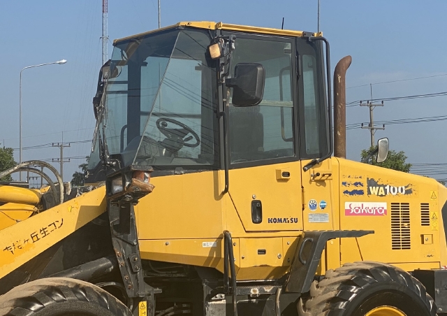 ขายรถตักล้อยาง KOMATSU WA100-6 นำเข้าจากญี่ปุ่น สภาพสวยพร้อมใช้