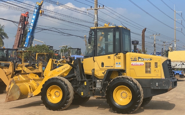 ขายรถตักล้อยาง KOMATSU WA100-6 นำเข้าจากญี่ปุ่น สภาพสวยพร้อมใช้ ขายรถตักล้อยาง KOMATSU WA100-6 นำเข้าจากญี่ปุ่น สภาพสวยพร้อมใช้
