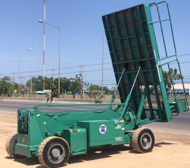 ขายรถกระเช้า HANIX HZ90W นำเข้าจากญี่ปุ่น สภาพสวยพร้อมใช้ มีVDOการทำงานครับ