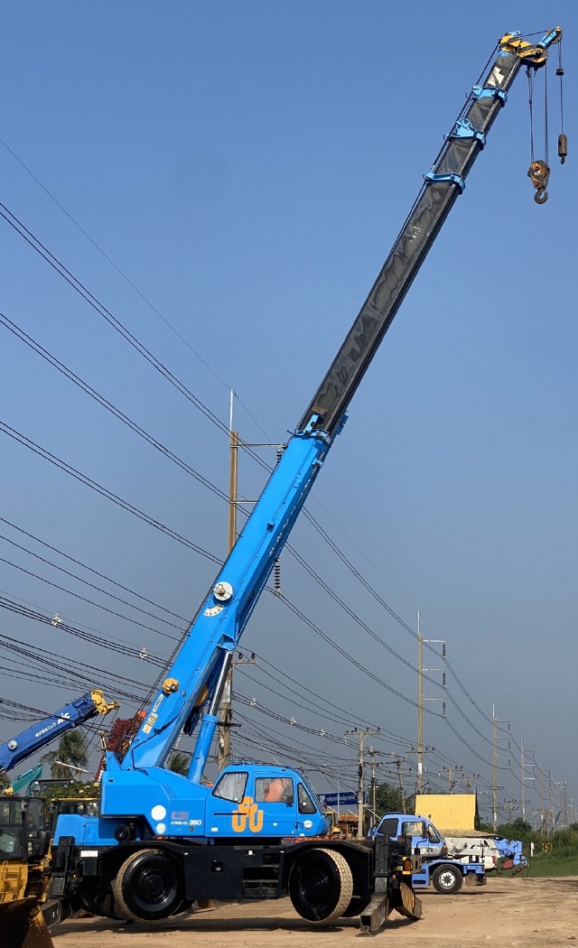 ขายรถเครน TADANO TR350M-3 (ขนาด 35 ตัน) ปี 1998 นำเข้าจากญี่ปุ่น สภาพสวยพร้อมใช้ มีVDOการทำงานครับ ขายรถเครน TADANO TR350M-3 (ขนาด 35 ตัน) ปี 1998 นำเข้าจากญี่ปุ่น สภาพสวยพร้อมใช้ มีVDOการทำงานครับ