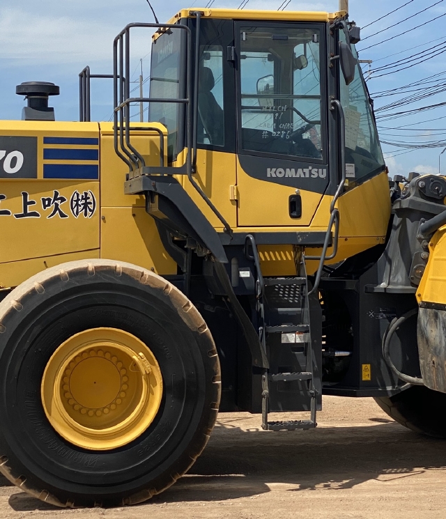 ขายรถตักล้อยาง KOMATSU WA470-7 ปี 2014 นำเข้าจากญี่ปุ่น สภาพสวยพร้อมใช้ มีVDOการทำงานครับ