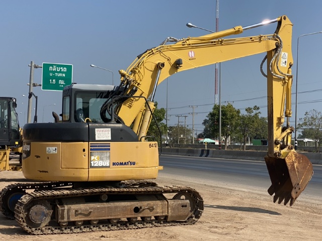 ขายรถขุด KOMATSU PC128US-2E1 (เทียบเท่า PC120-7) ปี 2008 นำเข้าจากญี่ปุ่น สภาพพร้อมใช้ มีVDOการทำงานครับ