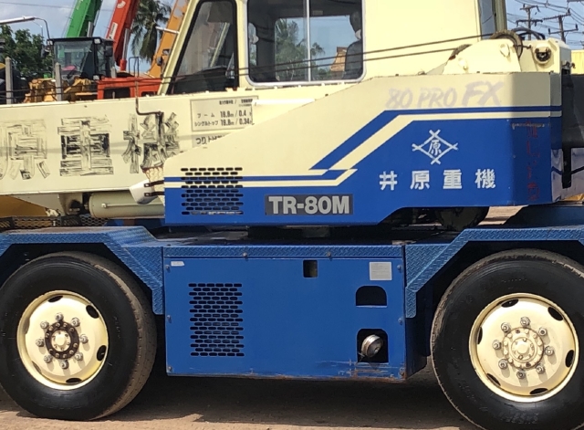 ขายรถเครน TADANO TR80M-1 (ขนาด 8 ตัน) ปี 1994 นำเข้าจากญี่ปุ่น สภาพสวยพร้อมใช้ มีVDOการทำงานครับ