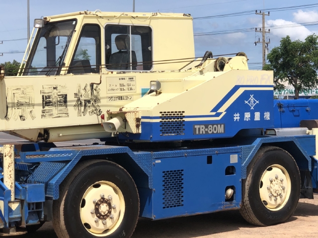 ขายรถเครน TADANO TR80M-1 (ขนาด 8 ตัน) ปี 1994 นำเข้าจากญี่ปุ่น สภาพสวยพร้อมใช้ มีVDOการทำงานครับ