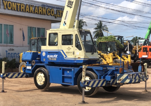 ขายรถเครน TADANO TR80M-1 (ขนาด 8 ตัน) ปี 1994 นำเข้าจากญี่ปุ่น สภาพสวยพร้อมใช้ มีVDOการทำงานครับ ขายรถเครน TADANO TR80M-1 (ขนาด 8 ตัน) ปี 1994 นำเข้าจากญี่ปุ่น สภาพสวยพร้อมใช้ มีVDOการทำงานครับ