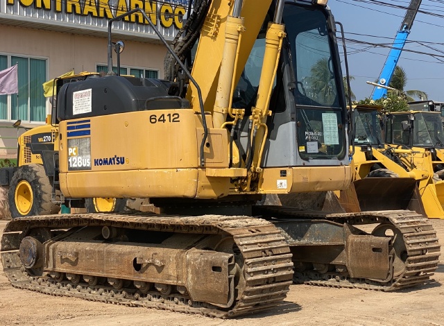 ขายรถขุด KOMATSU PC128US-2E1 (เทียบเท่า PC120-7) ปี 2008 นำเข้าจากญี่ปุ่น สภาพพร้อมใช้ มีVDOการทำงานครับ