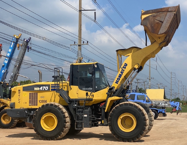 ขายรถตักล้อยาง KOMATSU WA470-7 ปี 2016 นำเข้าจากญี่ปุ่น สภาพสวยพร้อมใช้ มีVDOการทำงานครับ
