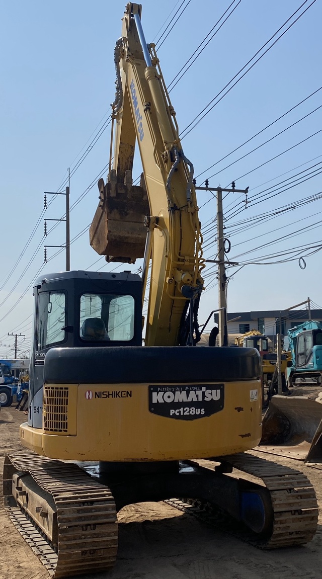 ขายรถขุด KOMATSU PC128US-2E1 (เทียบเท่า PC120-7) ปี 2008 นำเข้าจากญี่ปุ่น สภาพพร้อมใช้ มีVDOการทำงานครับ