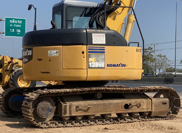 ขายรถขุด KOMATSU PC128US-2E1 (เทียบเท่า PC120-7) ปี 2008 นำเข้าจากญี่ปุ่น สภาพพร้อมใช้ มีVDOการทำงานครับ