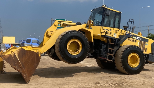 ขายรถตักล้อยาง KOMATSU WA470-6 นำเข้าจากญี่ปุ่น สภาพสวยพร้อมใช้ มีVDOการทำงานครับ