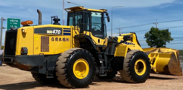 ขายรถตักล้อยาง KOMATSU WA470-7 ปี 2015 นำเข้าจากญี่ปุ่น สภาพสวยพร้อมใช้ มีVDOการทำงานครับ ขายรถตักล้อยาง KOMATSU WA470-7 ปี 2015 นำเข้าจากญี่ปุ่น สภาพสวยพร้อมใช้ มีVDOการทำงานครับ