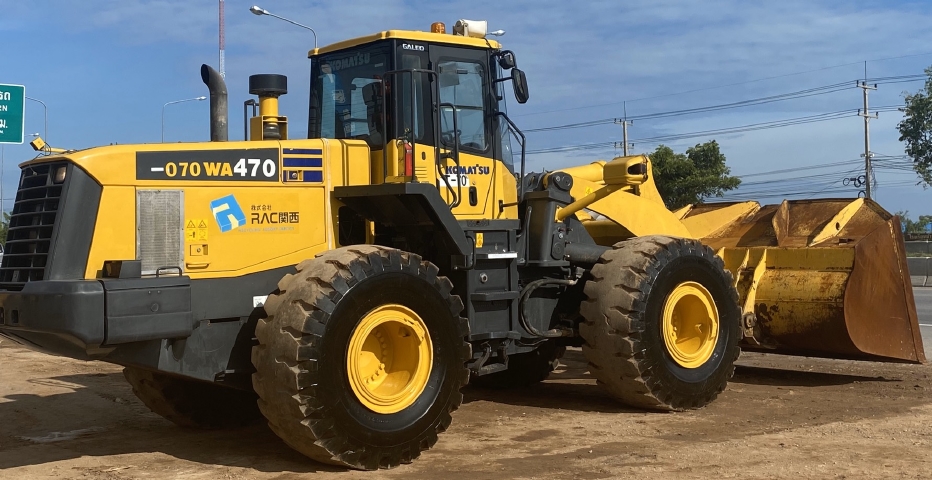 ขายรถตักล้อยาง KOMATSU WA470-5 นำเข้าจากญี่ปุ่น สภาพสวยพร้อมใช้ มีVDOการทำงานครับ ขายรถตักล้อยาง KOMATSU WA470-5 นำเข้าจากญี่ปุ่น สภาพสวยพร้อมใช้ มีVDOการทำงานครับ