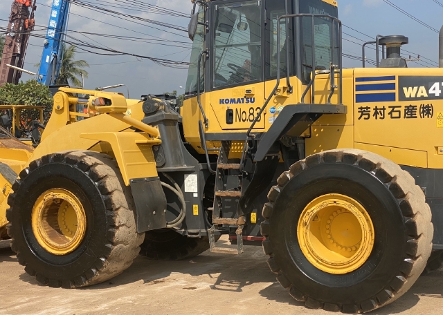 ขายรถตักล้อยาง KOMATSU WA470-6 นำเข้าจากญี่ปุ่น สภาพสวยพร้อมใช้ มีVDOการทำงานครับ