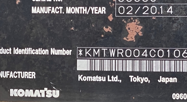 ขายรถตักล้อยาง KOMATSU WR12-6 (เทียบเท่า WA100-6) ปี 2014 นำเข้าจากญี่ปุ่น สภาพสวยพร้อมใช้ มีVDOการท