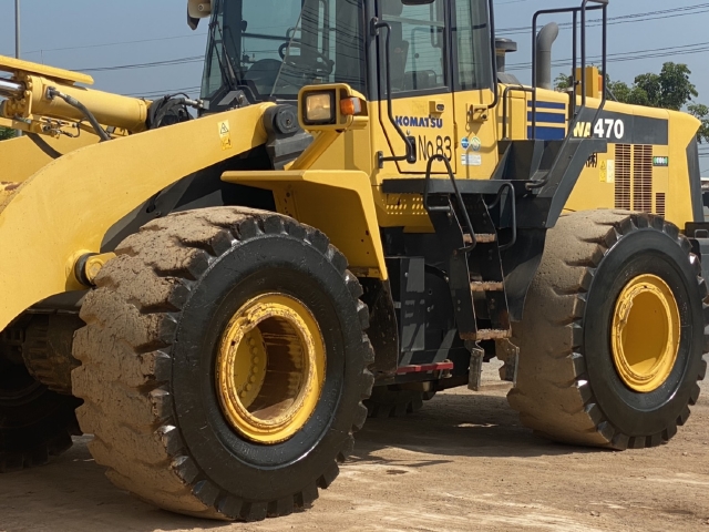 ขายรถตักล้อยาง KOMATSU WA470-6 นำเข้าจากญี่ปุ่น สภาพสวยพร้อมใช้ มีVDOการทำงานครับ