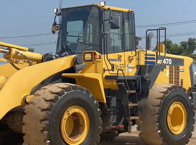 ขายรถตักล้อยาง KOMATSU WA470-6 นำเข้าจากญี่ปุ่น สภาพสวยพร้อมใช้ มีVDOการทำงานครับ