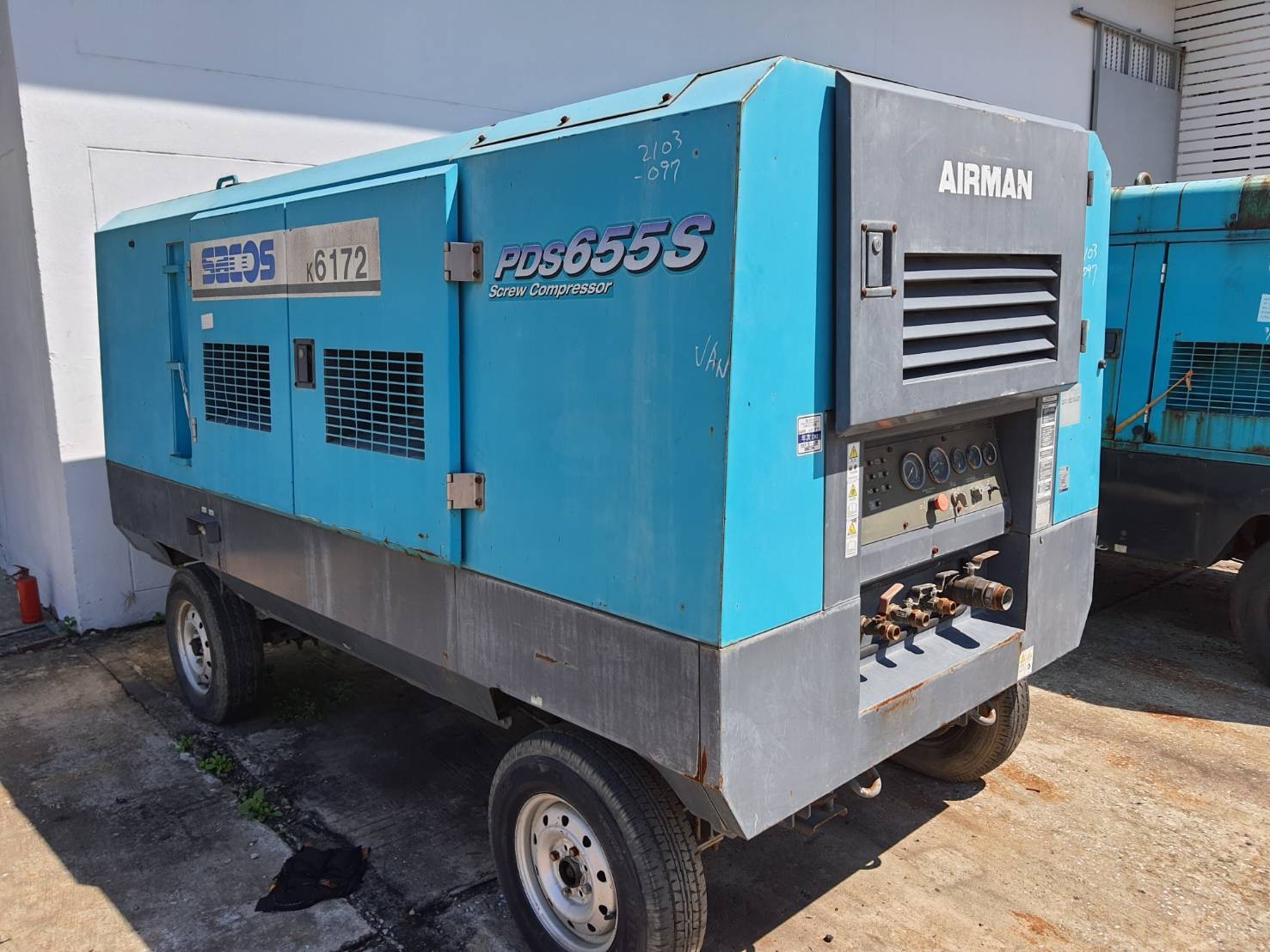 เครื่องปั๊มลม 655CFM : Airman PDS655S นำเข้าจากญี่ปุ่น โทร.080-6565422 (หนิง) เครื่องปั๊มลม 655CFM : Airman PDS655S นำเข้าจากญี่ปุ่น โทร.080-6565422 (หนิง)