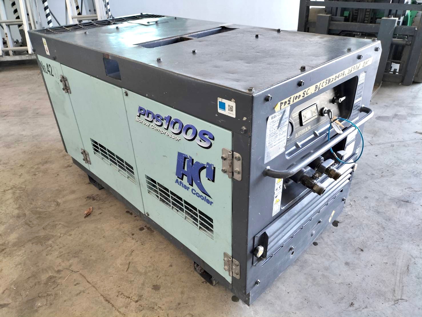 Airman PDS100SC : เครื่องปั๊มลม 100CFM สภาพดี โทร.080-6565422 (หนิง) Airman PDS100SC : เครื่องปั๊มลม 100CFM สภาพดี โทร.080-6565422 (หนิง)