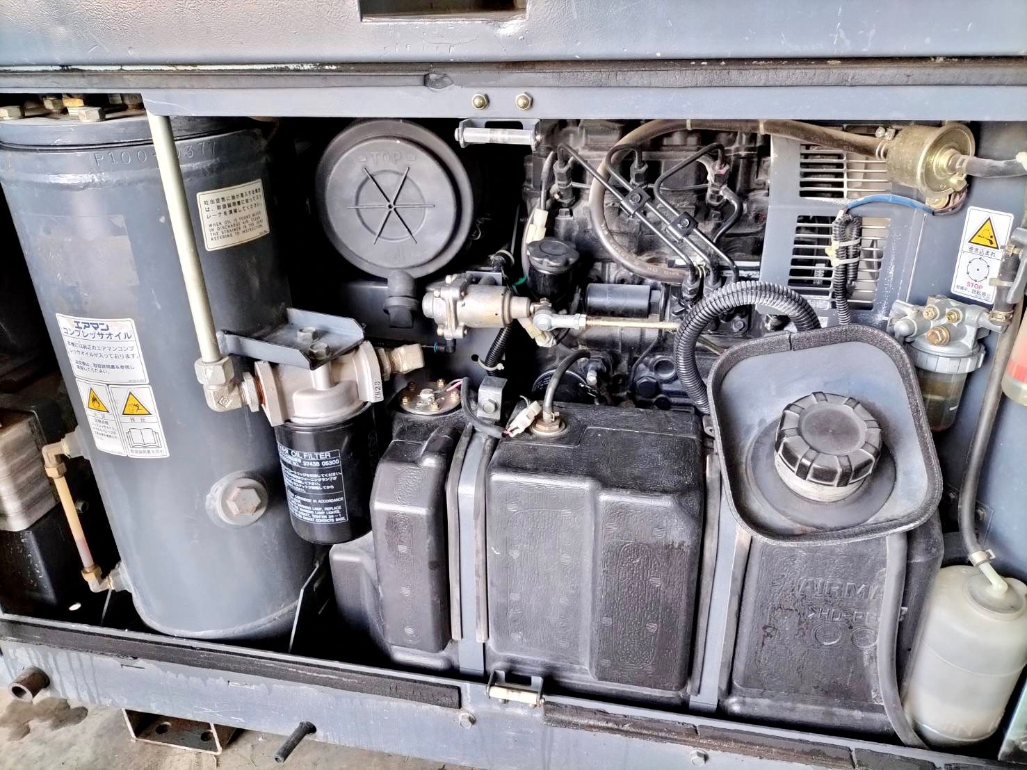 Airman PDS100SC : เครื่องปั๊มลม 100CFM สภาพดี โทร.080-6565422 (หนิง) Airman PDS100SC : เครื่องปั๊มลม 100CFM สภาพดี โทร.080-6565422 (หนิง)