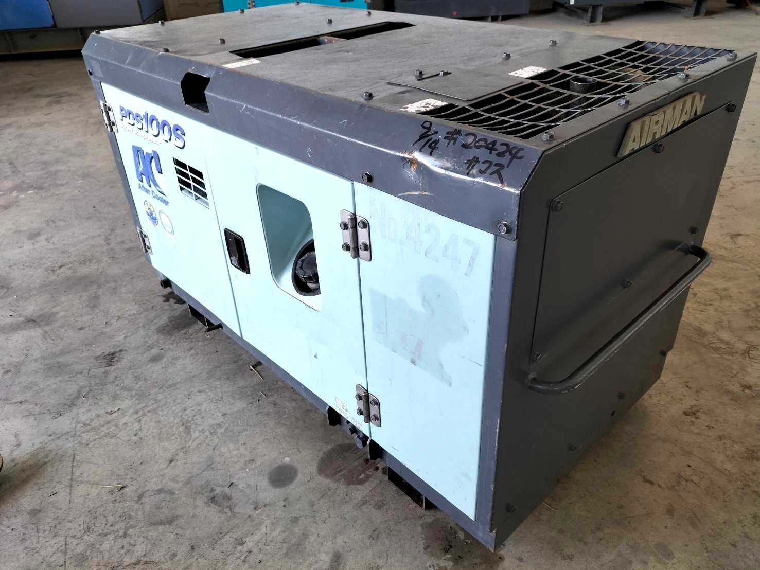 Airman PDS100SC : เครื่องปั๊มลม 100CFM สภาพดี โทร.080-6565422 (หนิง)