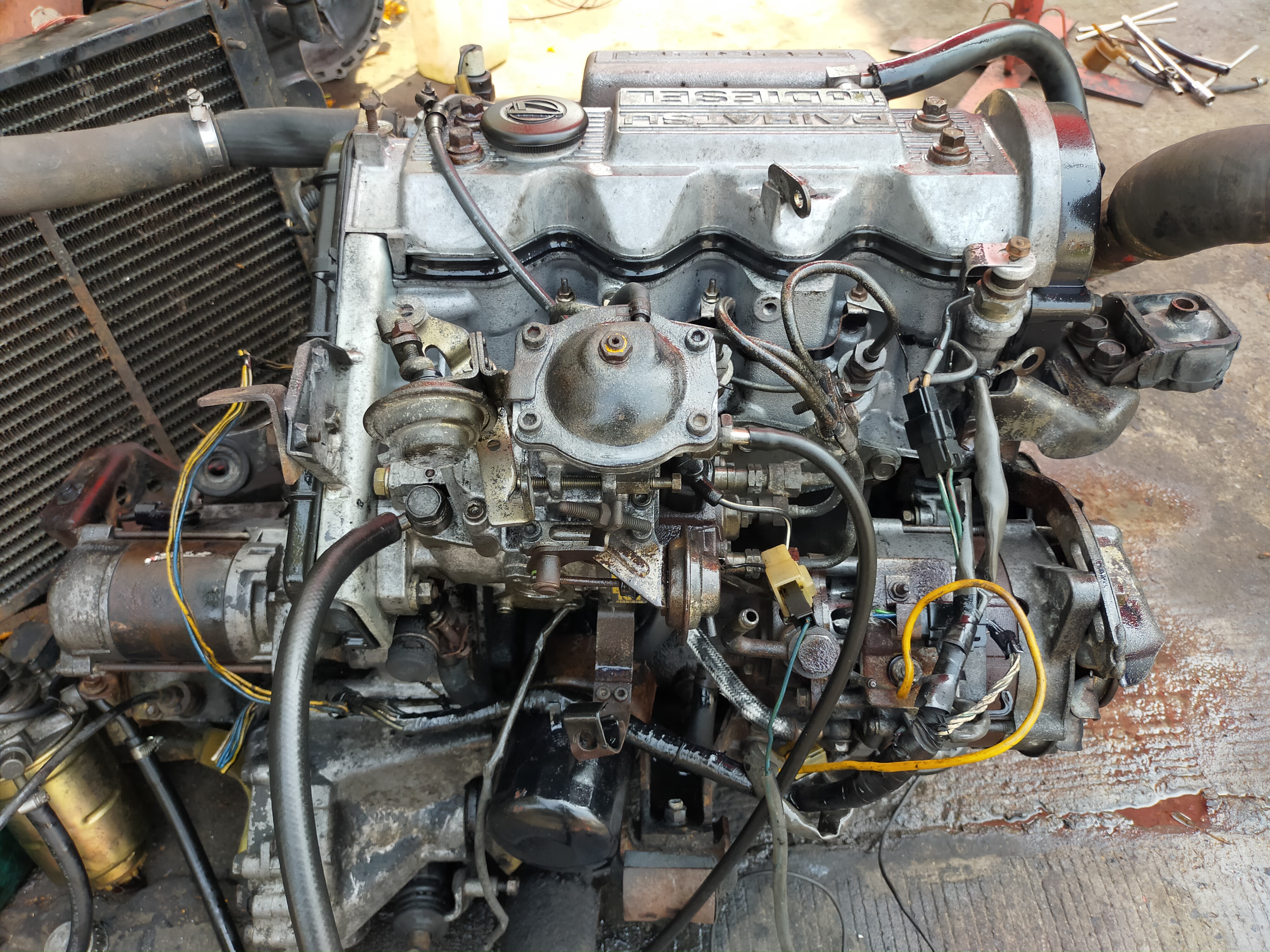 ขายเครื่องยนต์ดีเซลเทอร์โบขับหน้า1000cc