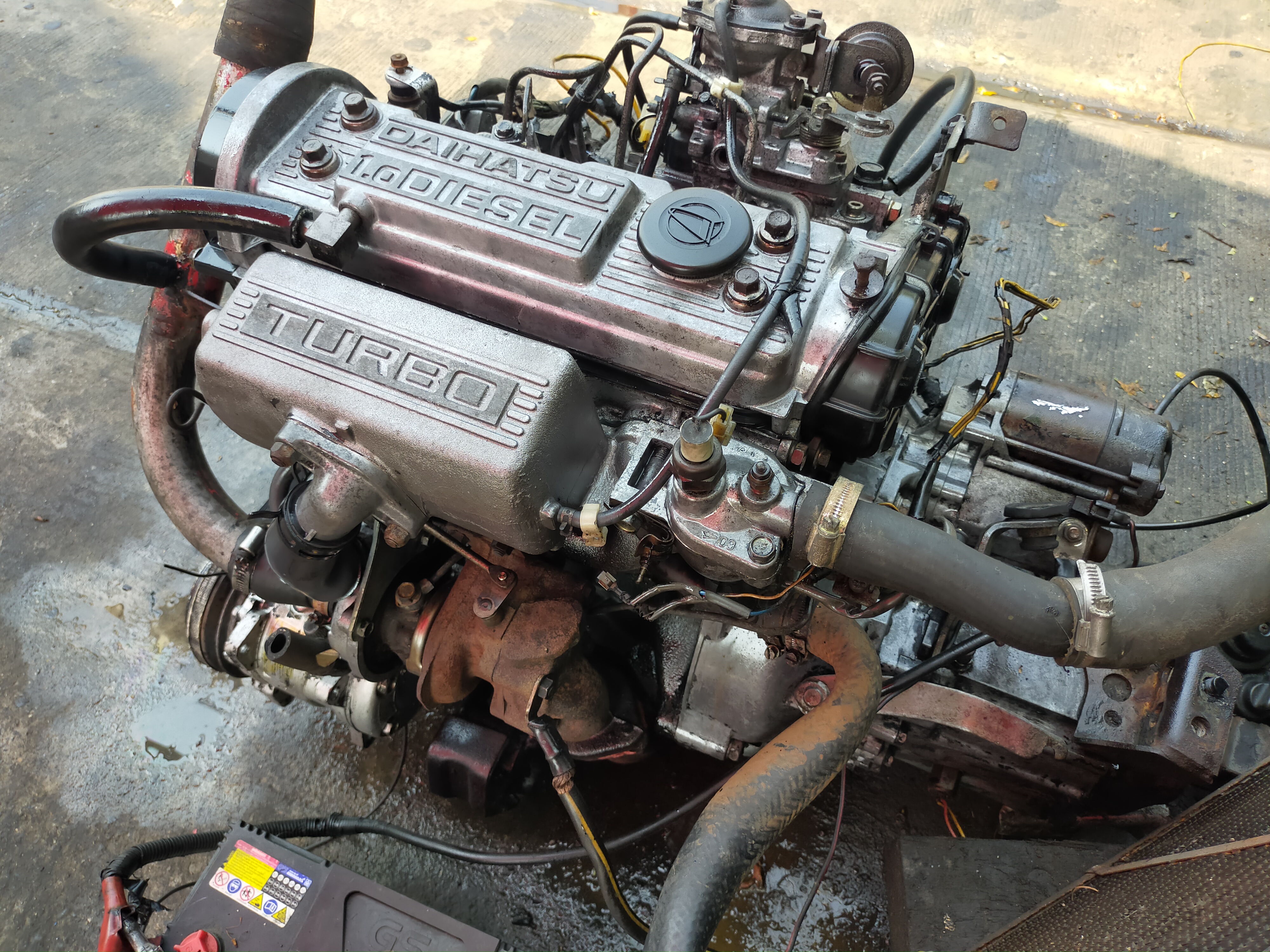 ขายเครื่องยนต์ดีเซลเทอร์โบขับหน้า1000cc