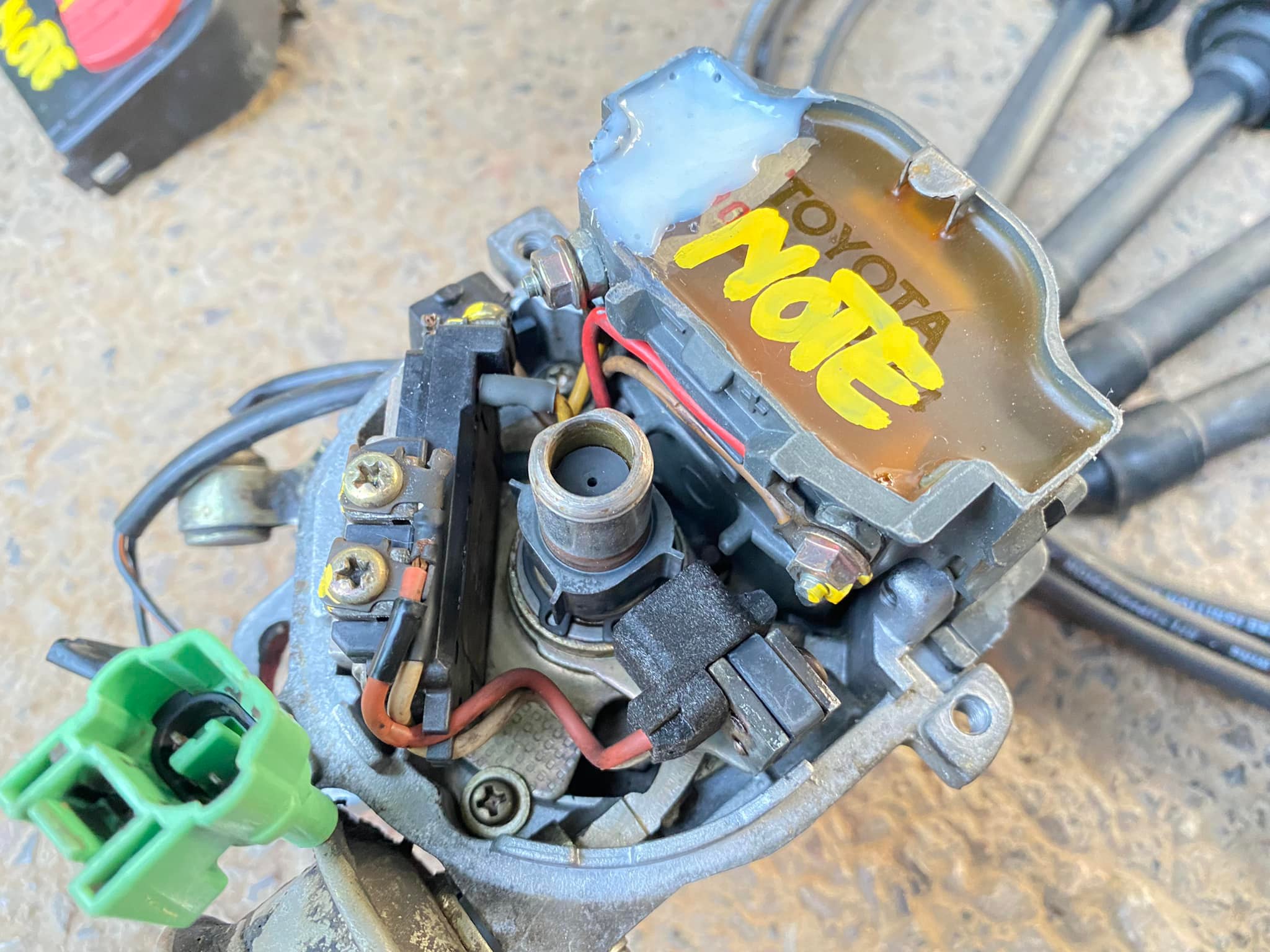 จานจ่ายแท้ TOYOTA 4A-F คาบูเรเตอร์ จานจ่ายแท้ TOYOTA 4A-F คาบูเรเตอร์