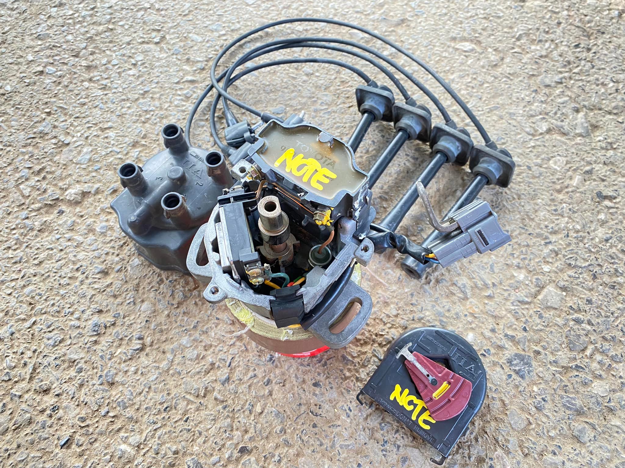 จานจ่ายแท้  TOYOTA 4EFE  5E FE