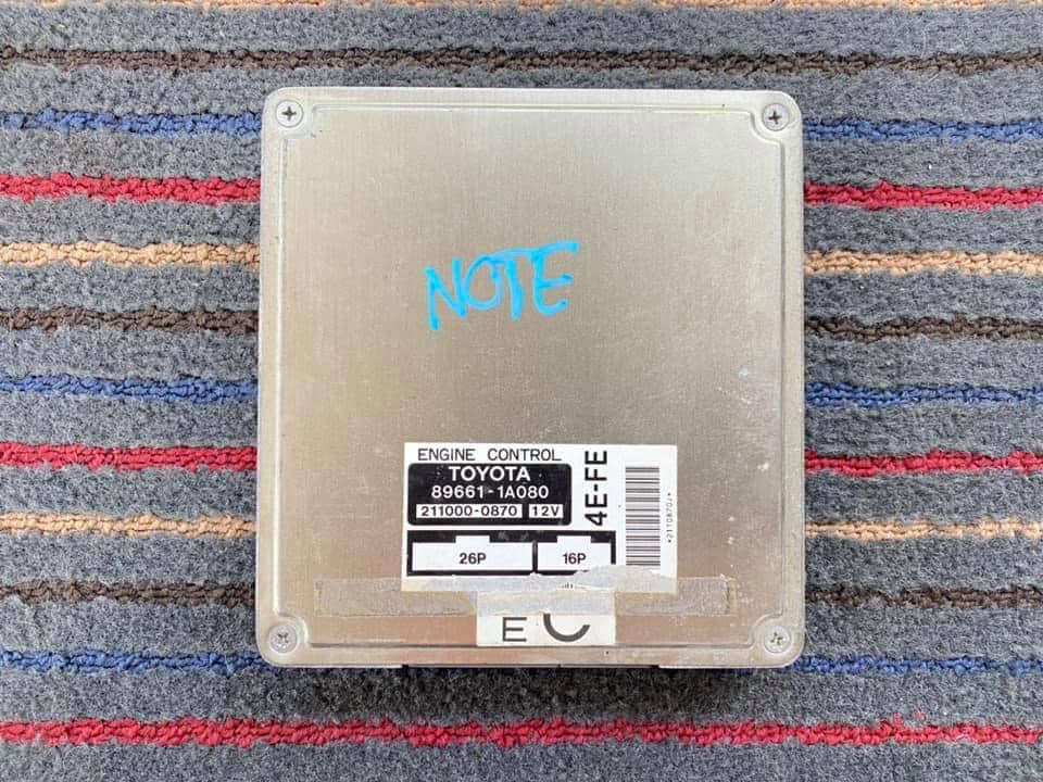 กล่อง ECU  TOYOTA  4E-FE  ใบละ 1,600 บาท ส่งฟรี