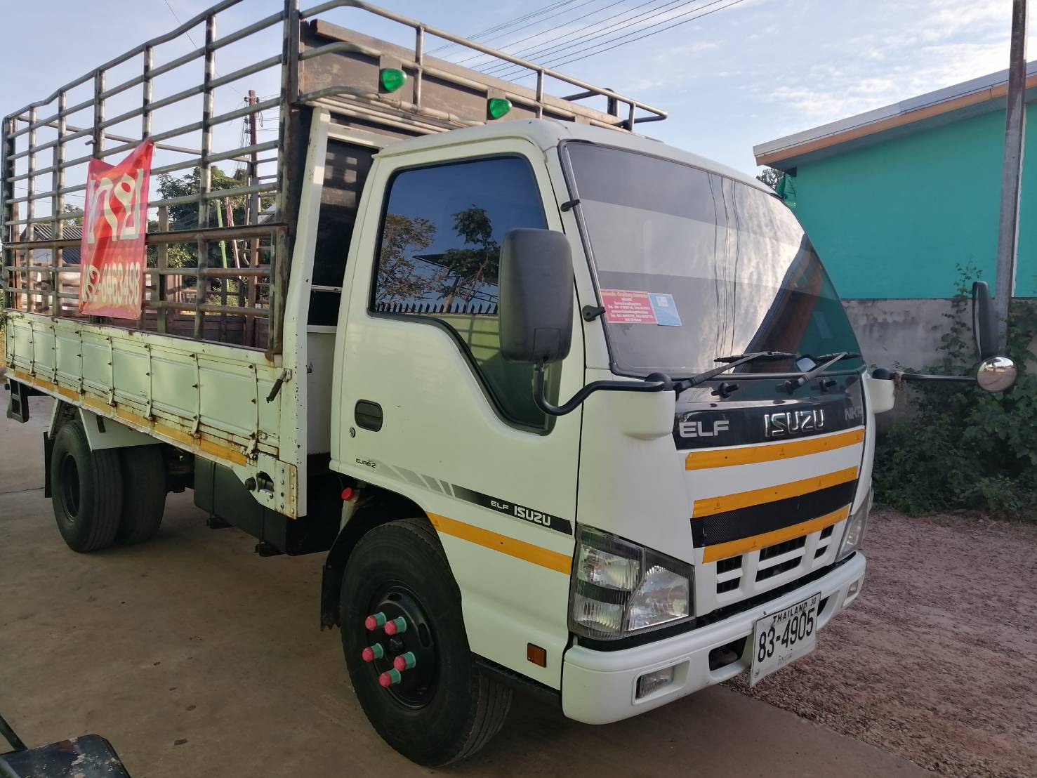 ขาย6ล้อNKR130 ปี2550  กะบะยาว4.30 รถเเห้งเเท้สภาพสวยเดิมๆยังไม่เคยทำสีมาสนใจโทรสอบถาม0828463498